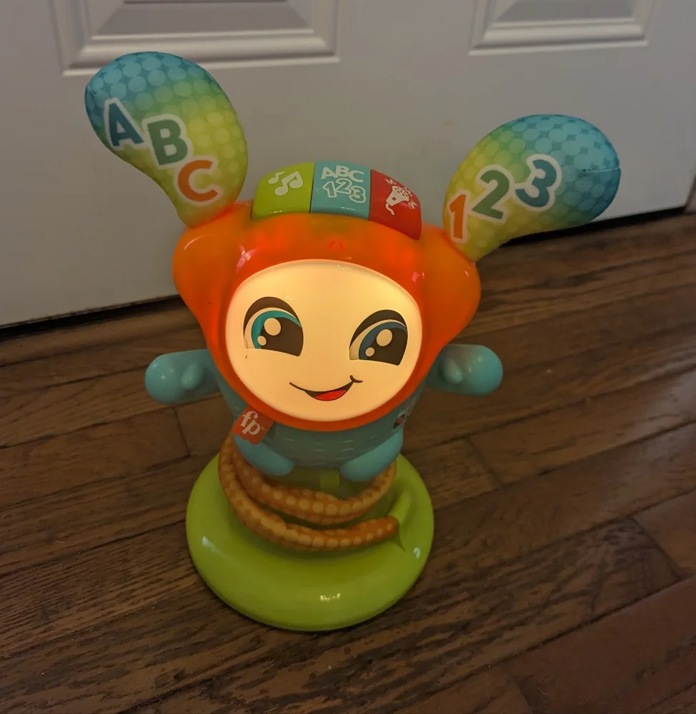 Fisher Price Baby‎ Toddler Learning Toy DJ Bouncin’ Star Music Orange 3 Levels